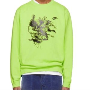 ERL Green Nike Edition Witch Sweatshirt